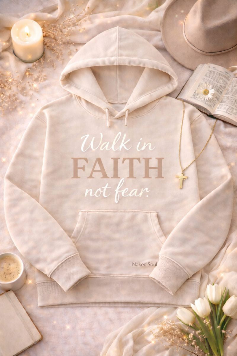 Walk In Faith Not Fear Hoodie